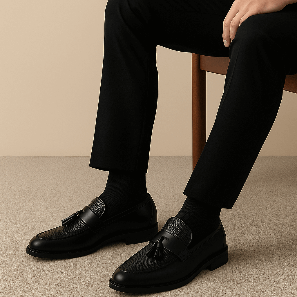 Mocasines trenzados hombre — estilo slip-on para eventos